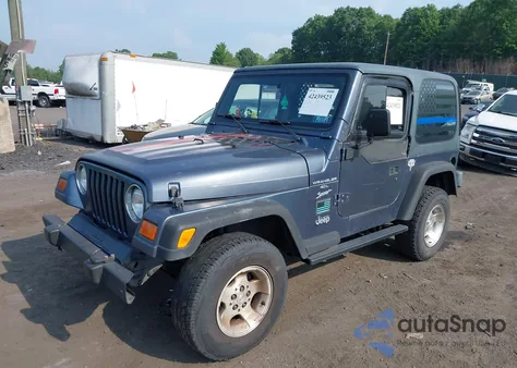 2001 Jeep Wrangler Sport from USA, damaged, VIN 1J4FA49S61P369905